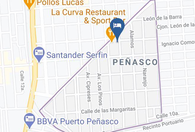 Puerto Penasco Municipality - Hotel Vino Del Mar Maps