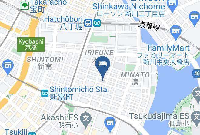 Chuo Ward - Hotel Vintage Maps