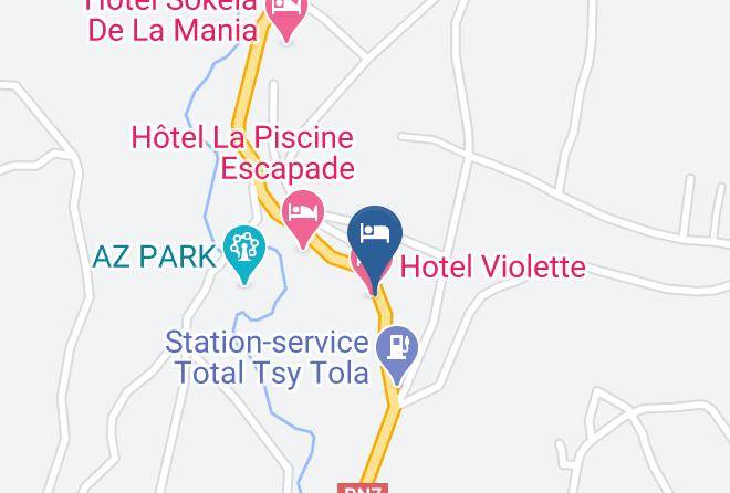 Ambositra - Hotel Violette Maps