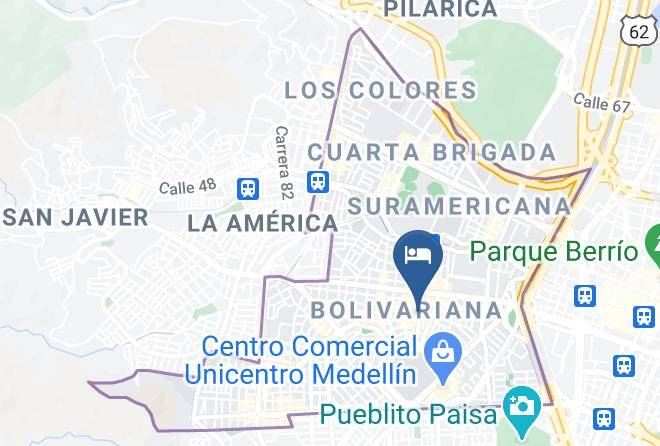 Medellin - Hotel Vip 70 Maps