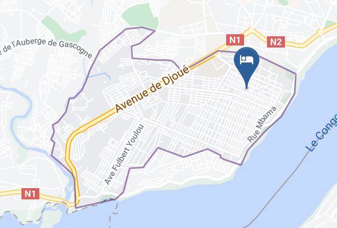 Brazzaville - Hotel Vip Mabangas Maps