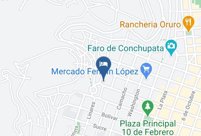 Cercado - Hotel Virgen Del Socavon Maps
