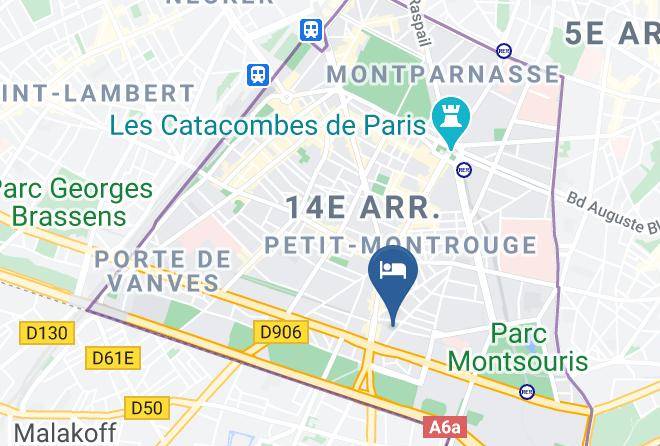 Paris - Hotel Virgina Maps