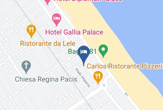 Rimini - Hotel Virginia Maps