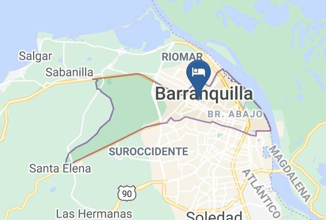 Barranquilla - Ayenda 1303 Virrey 76 Maps