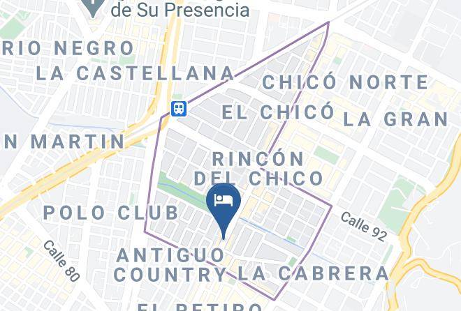 Bogota - Hotel Virrey Park Maps