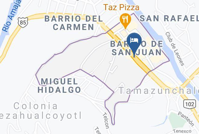 Tamazunchale - Hotel Virrey Maps