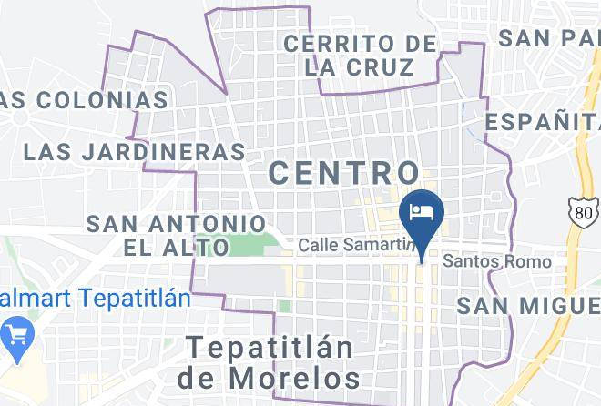 Tepatitlan De Morelos - Hotel Virreyes De Tepa Maps