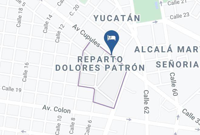 Merida - Hotel Virreyes Maps