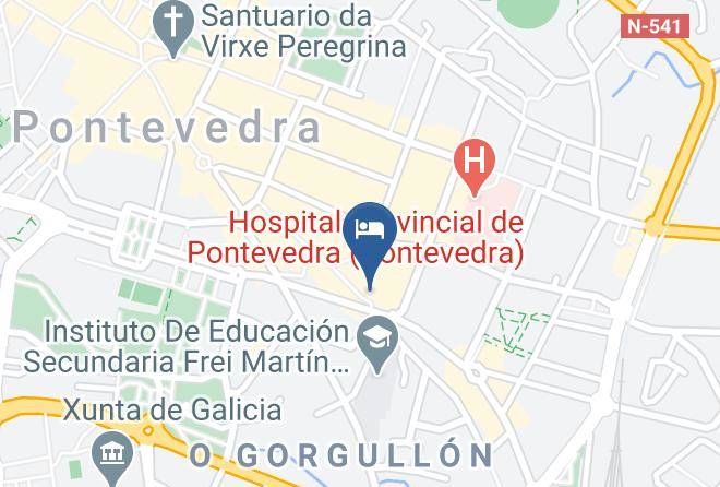 Pontevedra - Hotel Virxe Do Camino Maps
