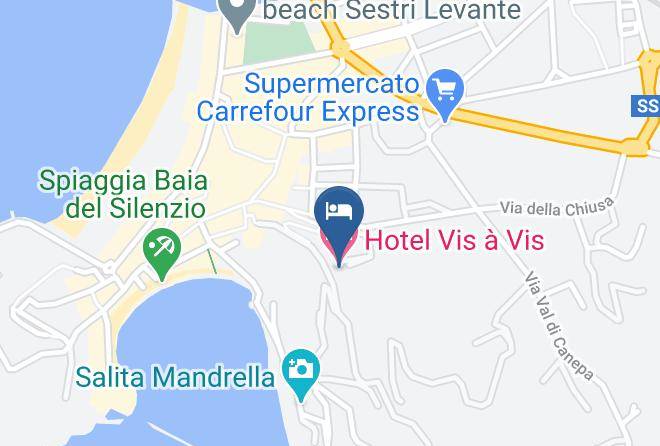 Genoa - Hotel Vis A Vis Maps