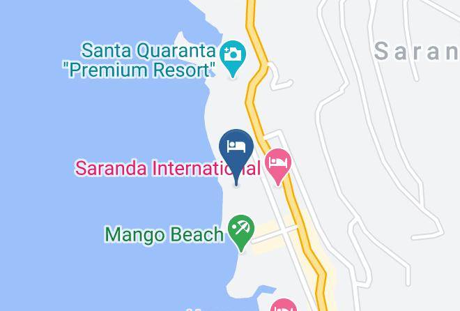Saranda - Hotel Visad Maps