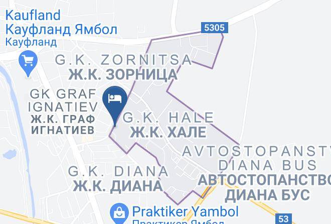 Hotel Visage Map - Yambol - Yambol Kv Avren