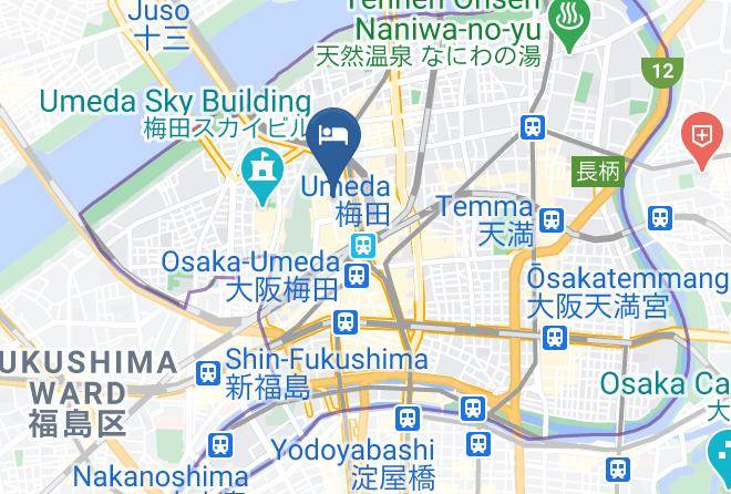 Hotel Vischio Osaka By Granvia Map