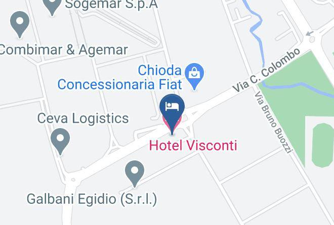 Milan - Hotel Visconti Maps
