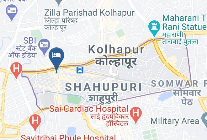Kolhapur - Hotel Vishwa Kolhapur Maps