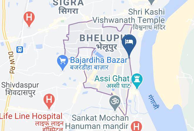 Varanasi - Hotel Vishwanath Maps