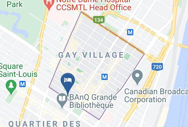 Montreal - Hotel Visitel Maps