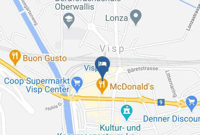 Visp - Hotel Visperhof Maps