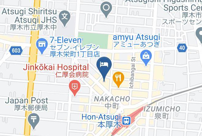 Atsugi City - Hotel Vista Atsugi Maps