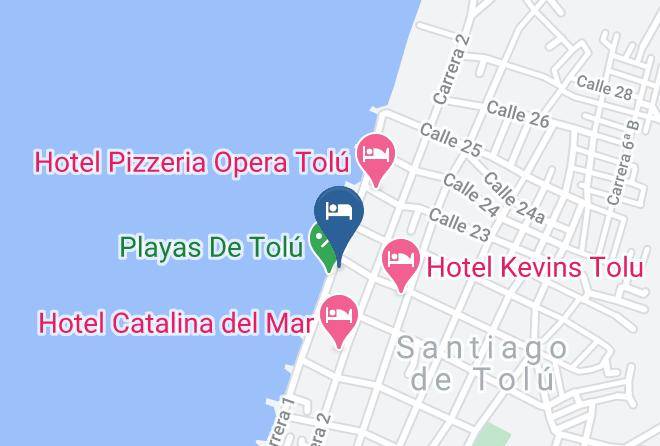 Tolu - Hotel Vista Del Mar Maps