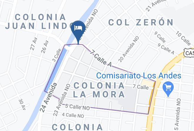 San Pedro Sula - Hotel Vista Del Merendon Maps
