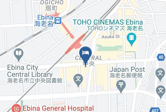 Ebina City - Hotel Vista Ebina Maps