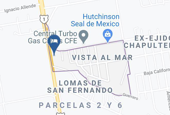 Ensenada - Hotel Vista Maps