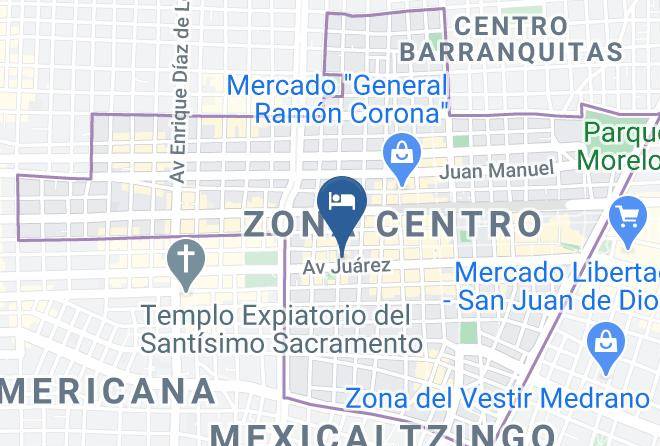 Guadalajara - Hotel Vista Hermosa Guadalajara Maps