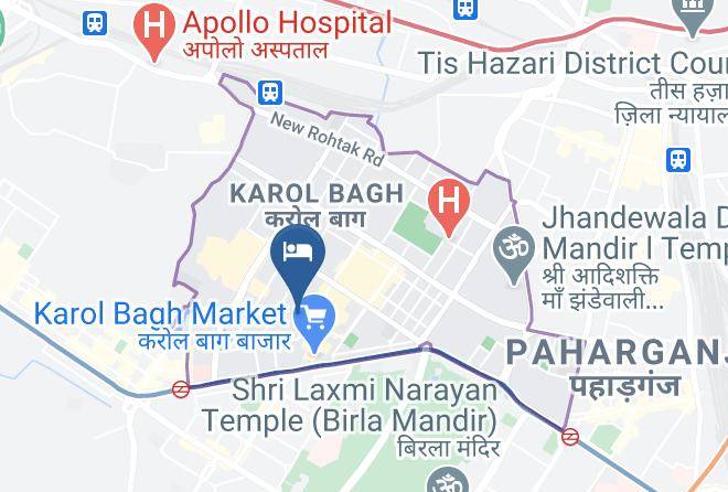 Karol Bagh - Hotel Vista Inn Maps
