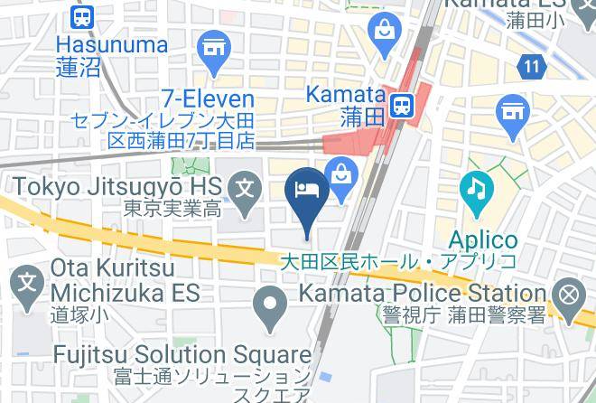 Ota Ward - Chisun Hotel Kamata Maps