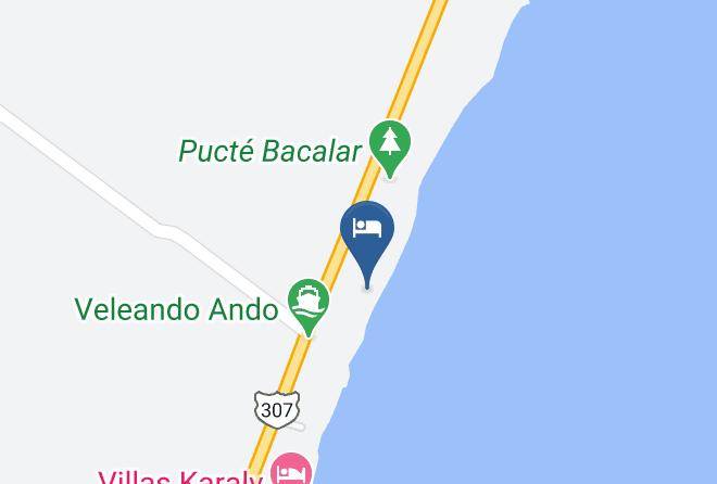 Bacalar - Hotel Vista Laguna Bacalar Maps