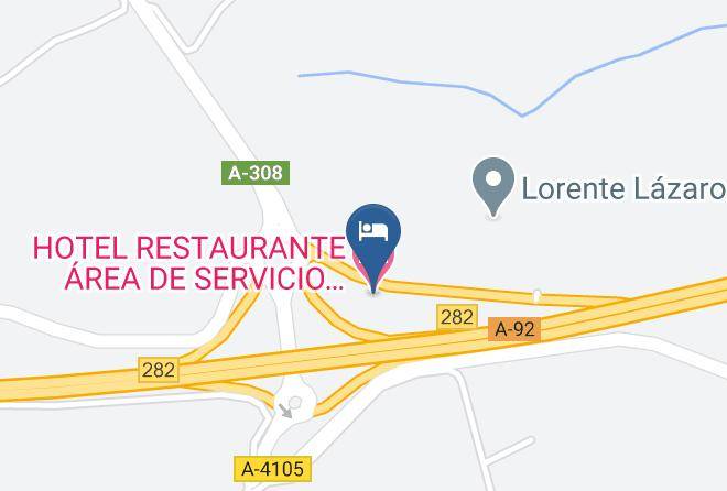 Granada - Hotel Restaurante Area De Servicio Vista Nevada Maps