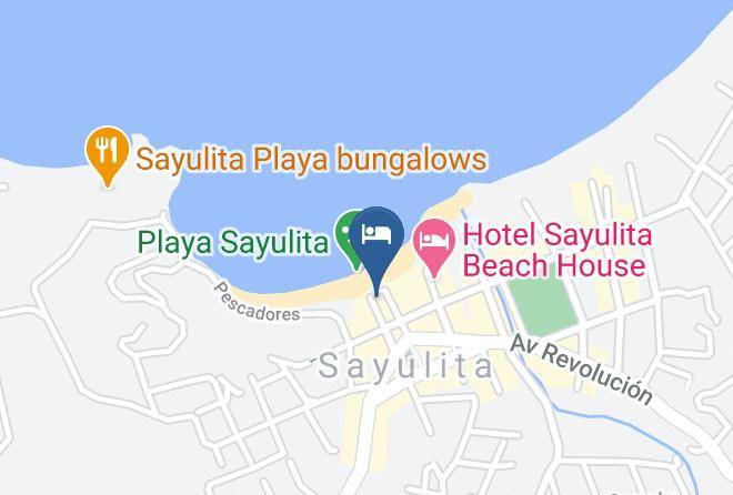 Bahia De Banderas - Hotel Vista Oceana Maps