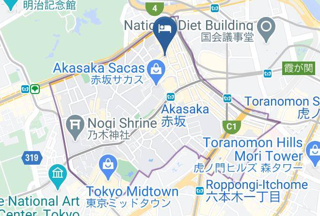 Minato Ward - Hotel Vista Premio Tokyo Akasaka Maps