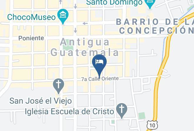 Antigua Guatemala - Hotel Vista San Francisco Maps
