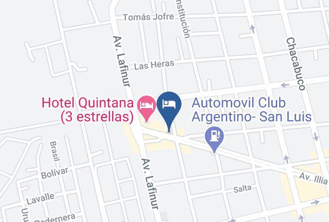 La Capital San Luis - Hotel Vista Suites Maps