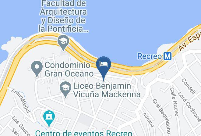 Valparaiso Province - Hotel Vista Velero Maps