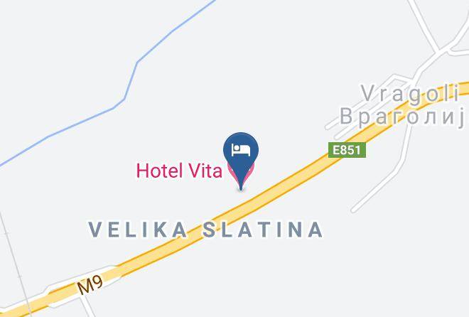 Fushe Kosove - Hotel Vita Maps