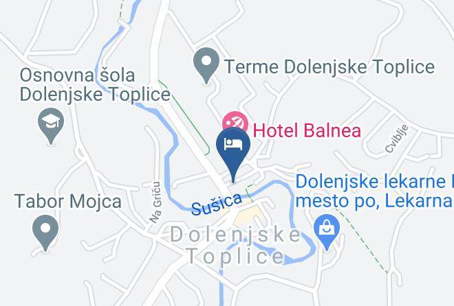 Dolenjske Toplice - Hotel Vital Maps