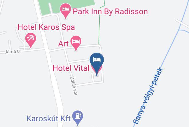 Zalakaros - Hotel Vital Maps