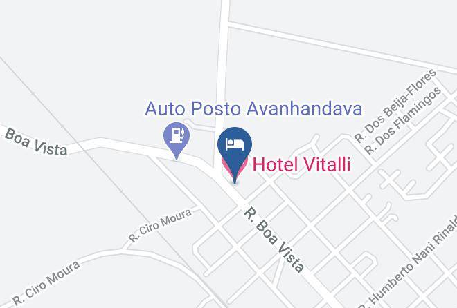 Avanhandava - Hotel Vitalli Maps