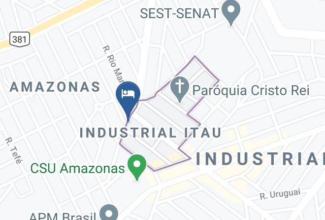 Contagem - Hotel Vitaly Maps