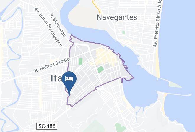 Itajai - Hotel Vitoria Maps