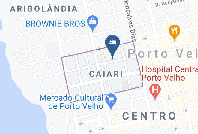 Porto Velho - Hotel Vitoria Palace Maps