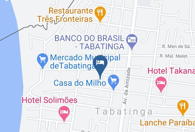 Tabatinga - Hotel Vitoria Regia Maps