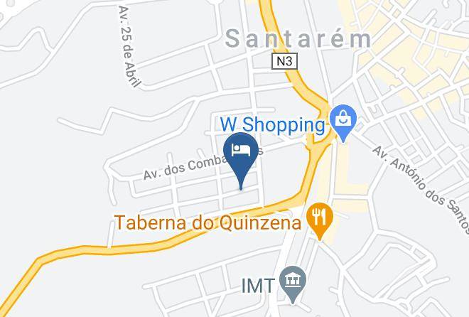 Santa Iria Da Ribeira De Santarem - Hotel Vitoria Maps