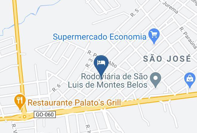 Sao Luis De Montes Belos - Hotel Vitoria Maps