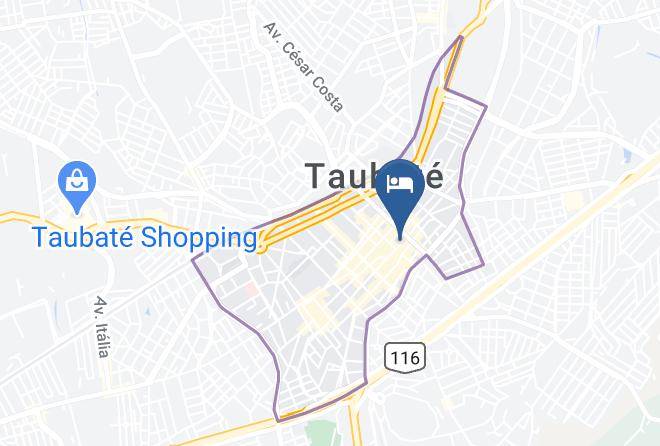 Taubate - Hotel Vitoria Maps