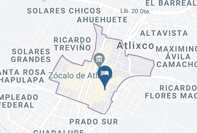 Atlixco - Hotel Vitorina Atlixco Maps